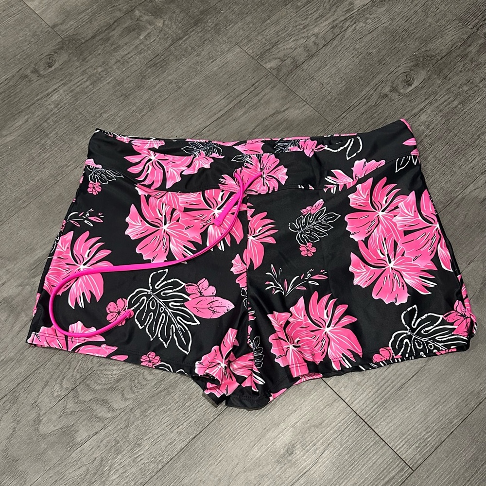 New womens aqua Eve bathing suit bottoms size XL
